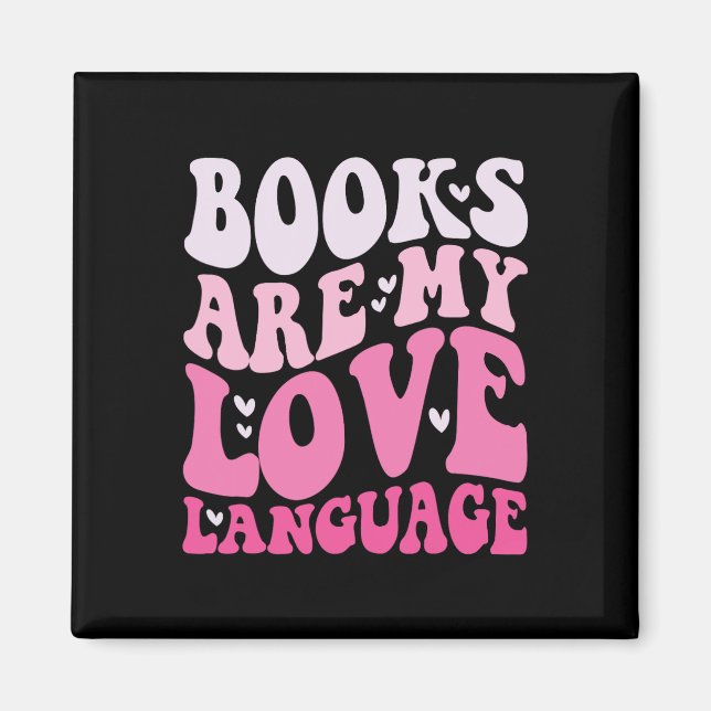 Aimant Les livres sont mon langage de l'amour Saint-Valen (Devant)