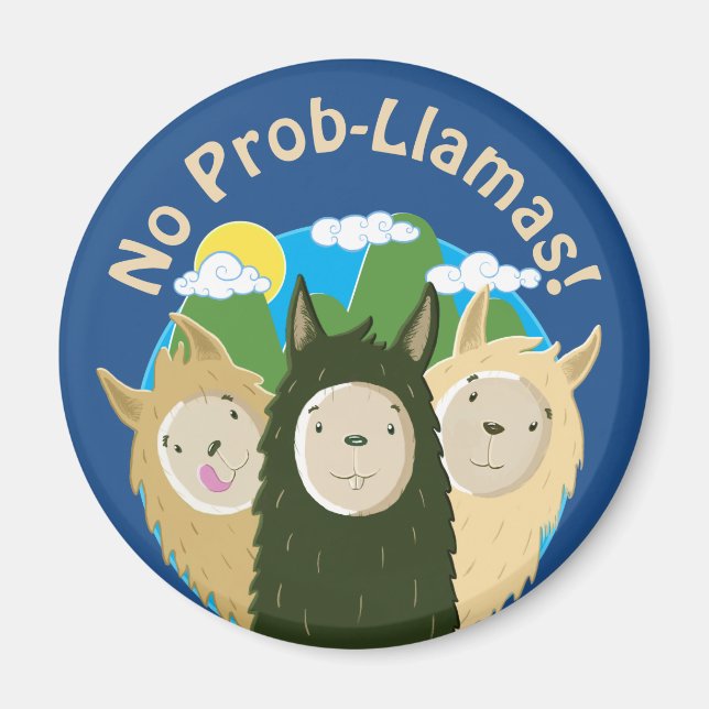 Aimant Les Llamas N'Ont Pas De Prob-Llamas (Devant)