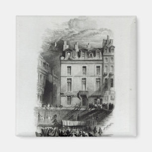 Aimant Les logements du napoléon sur le Quai Conti,