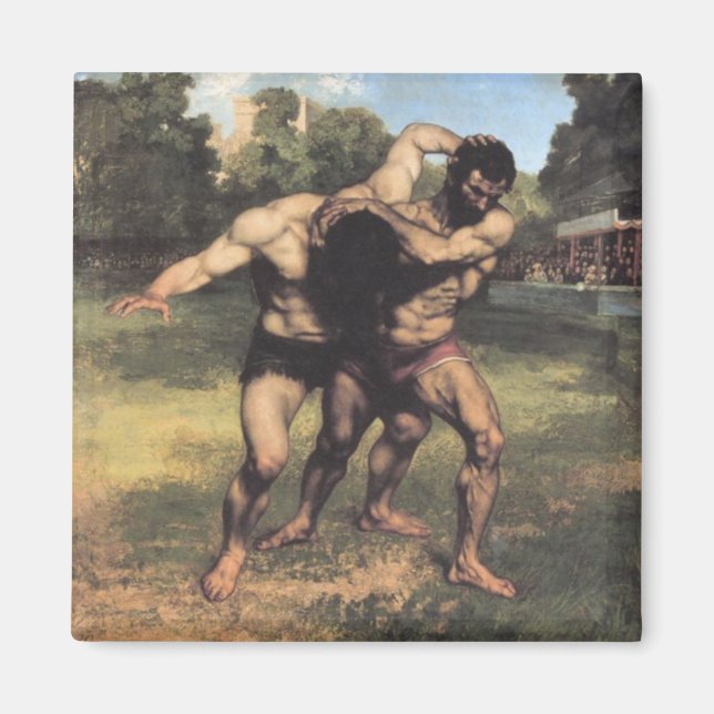 Aimant Les lutteurs (Devant)