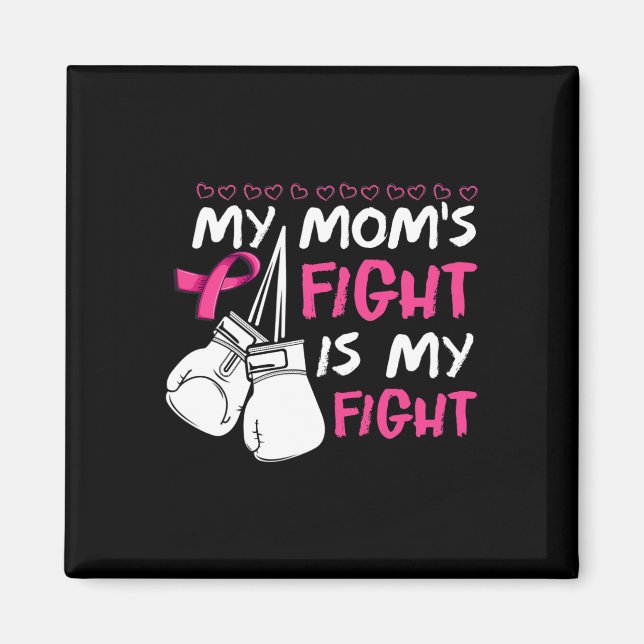Aimant Les mamans combattent Ma lutte Conscience du cance (Devant)