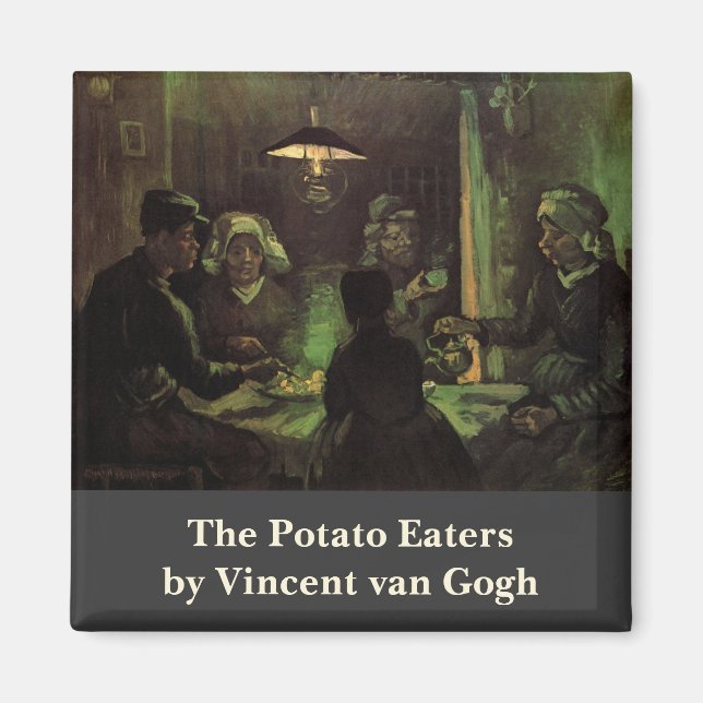 Aimant Les Mangeurs de pommes de terre de Vincent van Gog (Devant)