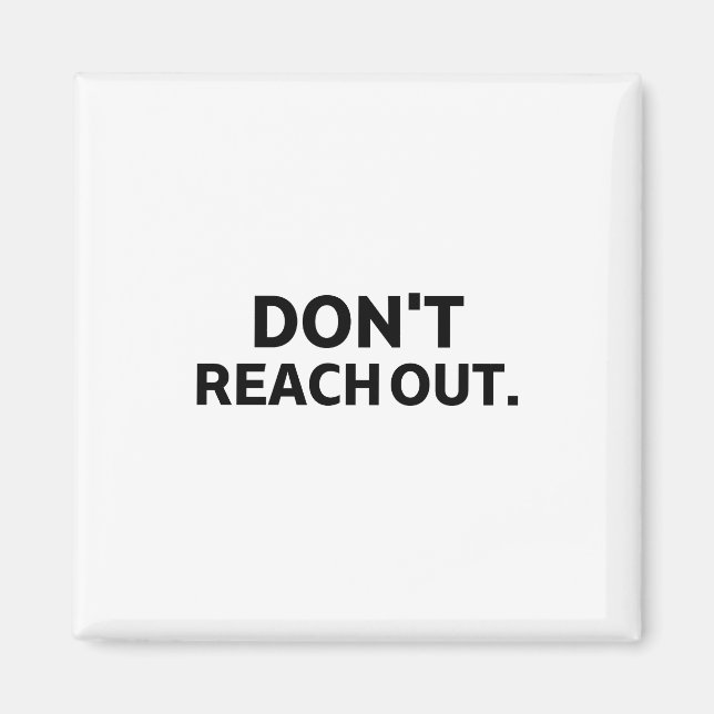 Aimant Les marqueurs de statut | Ne touchez pas à la tech (Devant)