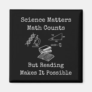 Aimant Les maths et les sciences comptent, mais la lectur