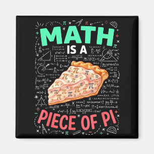 Aimant Les maths sont un jeu d'enfant - Pi Day &amp; T am