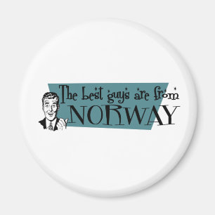 Aimant Les meilleurs gars viennent de Norvège