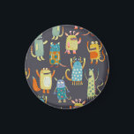 Aimant Les mignons monstres<br><div class="desc">Une mignonne petite famille de monstre,  parfaite pour un sac de fête à thème,  ou pour Halloween,  ou n'importe quel autre jour !</div>