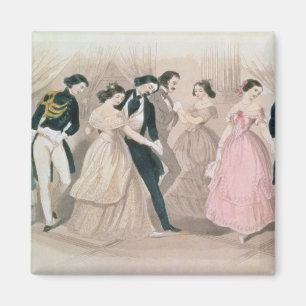 Aimant Les modes de polka, de Book de Godey de Madame