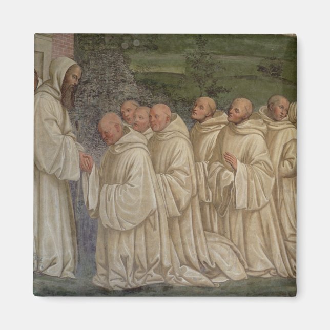 Aimant Les moines bénédictins, de la vie de saint Benoît  (Devant)