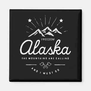 Aimant Les montagnes de l'Alaska disent que je dois aller