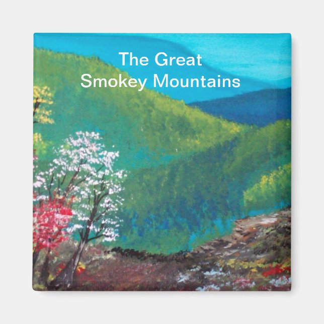 Aimant Les montagnes Great Smokey (Devant)