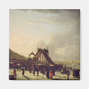 Aimant Les montagnes russes sur la Neva à St.