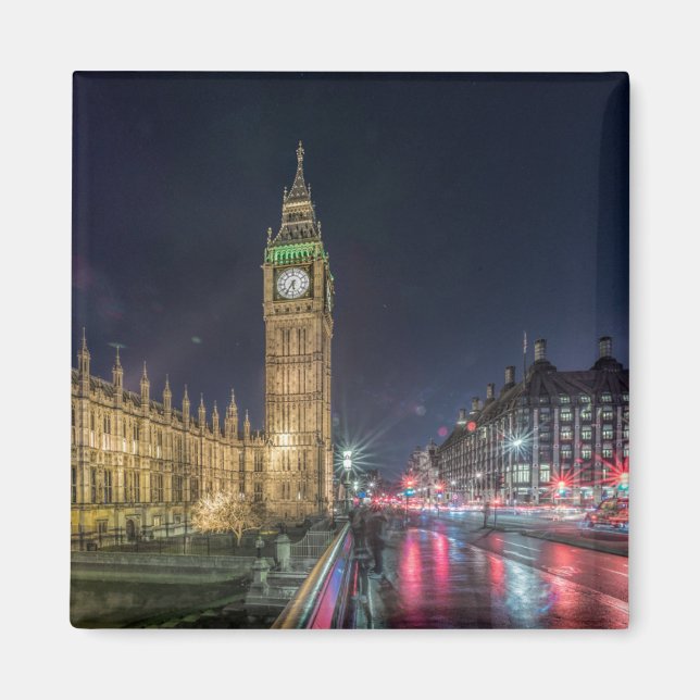 Aimant Les monuments | Big Ben la nuit (Devant)