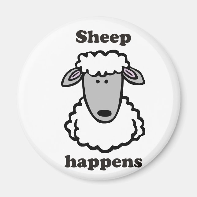 Aimant Les moutons arrivent (Devant)