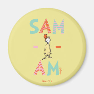 Aimant Les œufs verts et le jambon Sam-I-Am