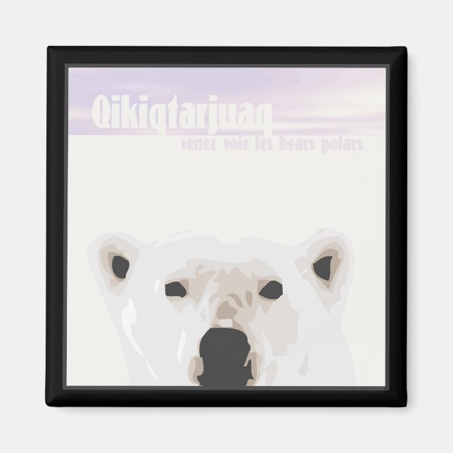 Aimant Les ours polaires (Devant)