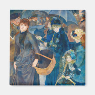 Aimant Les parapluies, 1881-1886 par Pierre-Auguste Renoi