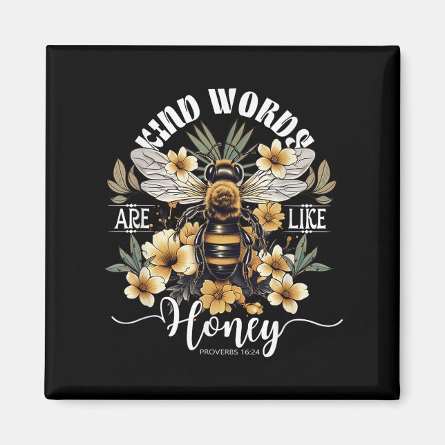 Aimant Les paroles aimables sont comme les abeilles à mie (Devant)