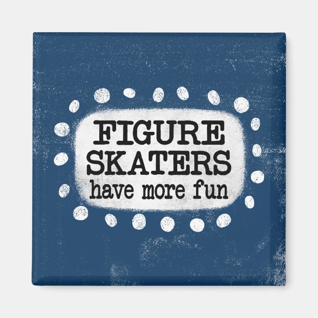 Aimant Les Patineurs À Chiffres Ont Plus Amusant Réfrigér (Devant)