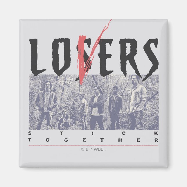 Aimant Les perdants s'accrochent (Devant)