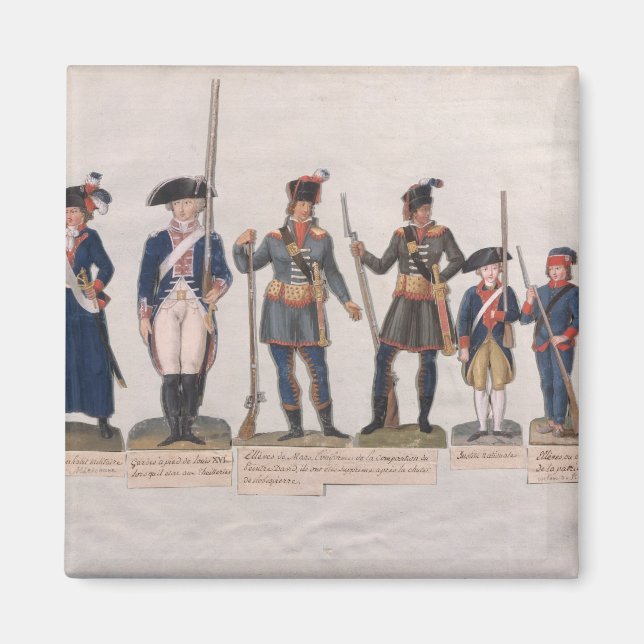 Aimant Les personnages de la révolution française (Devant)