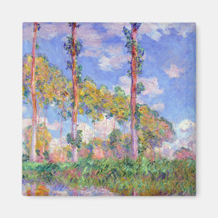 Aimant Les peupliers au soleil, Monet
