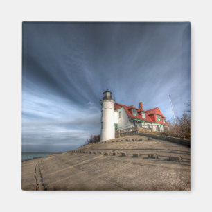 Aimant Les phares   Point Betsie Lake Michigan