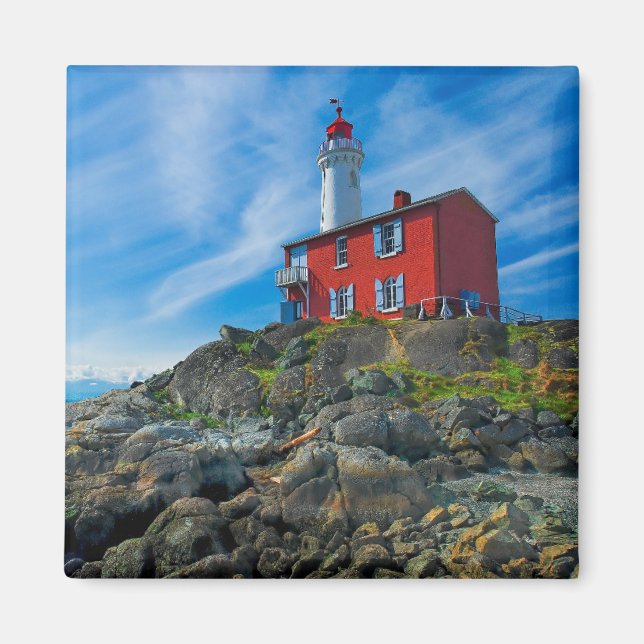 Aimant Les phares | Victoria Harbour Vancouver Island (Devant)