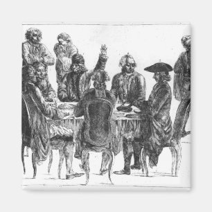 Aimant Les philosophes de Supper, vers 1750