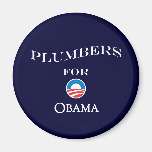 Aimant Les plombiers d'Obama (Devant)