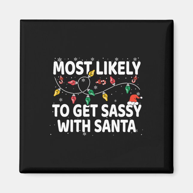 Aimant Les Plus Probables À Obtenir Sy Avec Père Noël Xma (Devant)