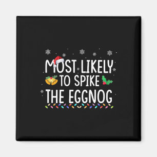 Aimant Les Plus Susceptibles D'Araigner La Famille Eggnog