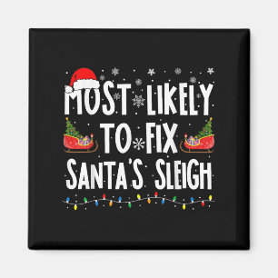 Aimant Les Plus Susceptibles De Corriger Père Noël Sleigh