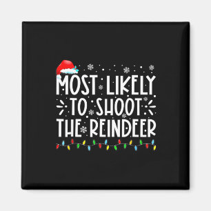 Aimant Les Plus Susceptibles De Tirer Sur Reindeer Famill