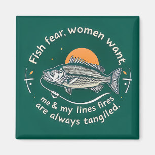 Aimant Les poissons ont peur & les femmes veulent
