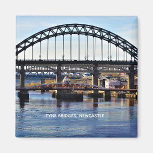 Aimant Les ponts de Tyne, Newcastle sur Tyne, Angleterre