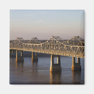 Aimant Les ponts Natchez-Vidalia enjambant la