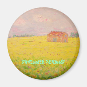 Aimant Les prés de tournesol