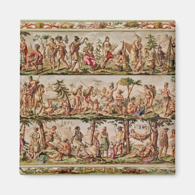 Aimant Les principaux peuples des Amériques, c.1798-99 (Devant)