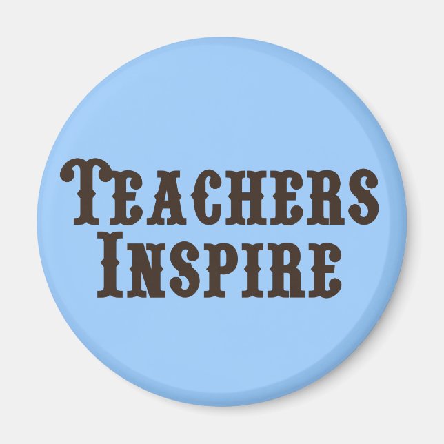 Aimant Les professeurs inspirent (Devant)