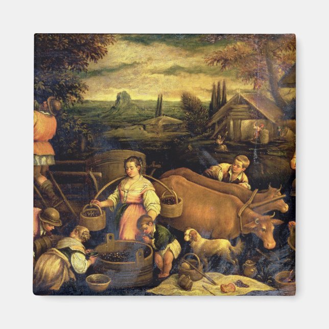 Aimant Les Quatre Saisons : Automne (Devant)