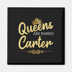 Aimant Les Reines Portent Le Nom Carter Cadeau Nom De Fam