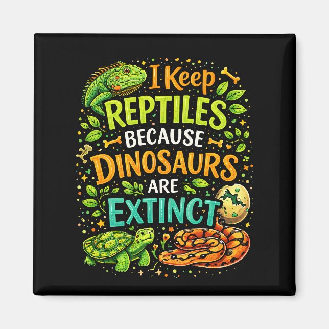 Aimant Les reptiles règnent (Devant)