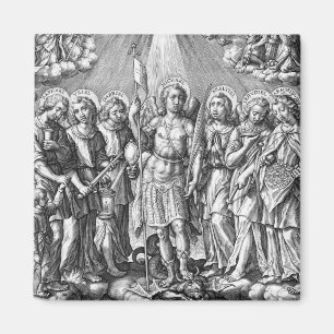 Aimant Les sept archange (M 034; Gravure)