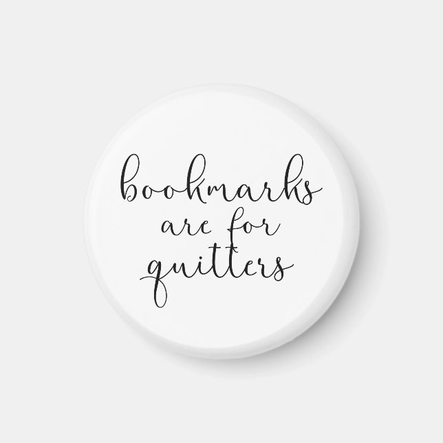 Aimant Les signets sont pour les quittants (Devant)