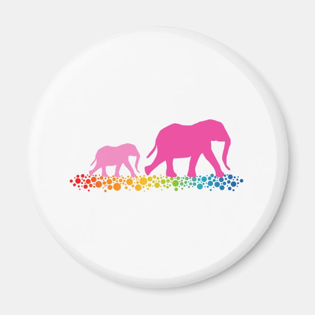 Aimant Les soeurs de la marche des éléphants (Devant)
