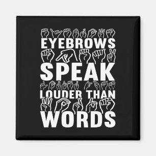 Aimant Les sourcils Parlent Plus Haut Que Les Mots Sensib