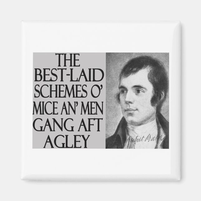 Aimant Les souris et les hommes (Devant)