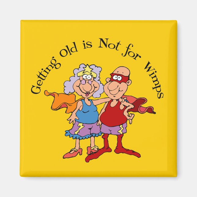 Aimant Les super grands-parents savent que Vieillir n'est (Devant)