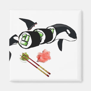 Aimant Les sushis d'Orca !